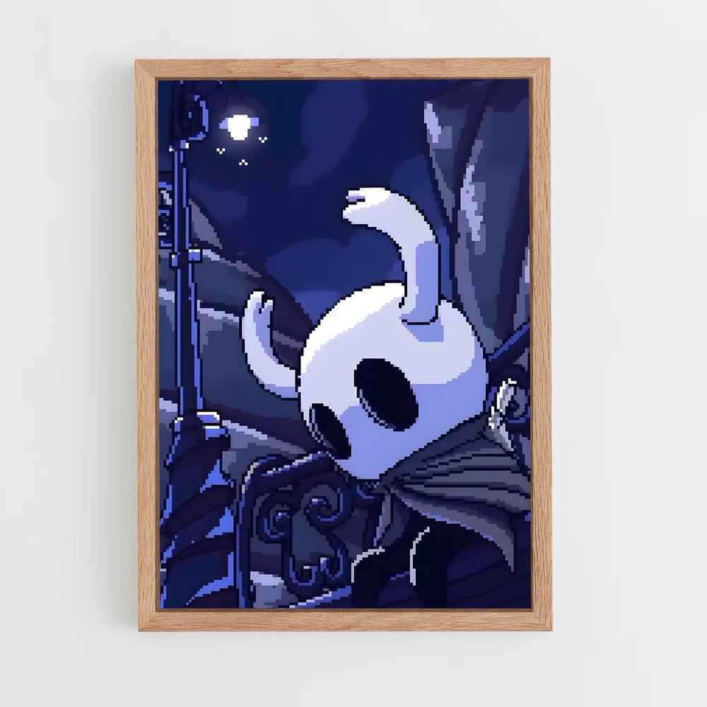 Poster Chevalier Masqué – affiche Hollow Knight (vue 4)